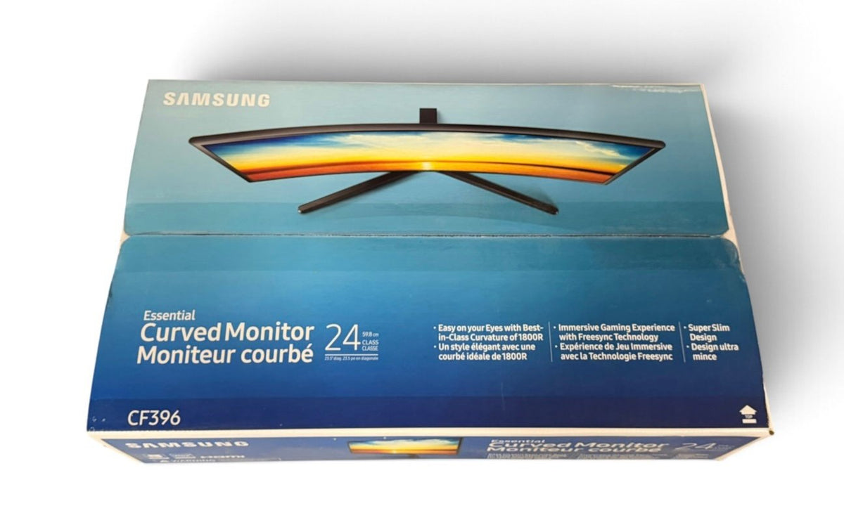Samsung CF396 24” Curved LED Monitor Full HD 1080p FreeSync Gaming HDMI — original listing photo 2