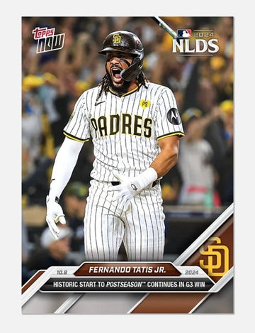 2024 Topps NOW Fernando Tatis Jr. #815 NLDS Padres PR 1363 Postseason — original listing photo 1