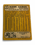 Hank Aaron 1968 Topps #110 MLB Atlanta Braves Vintage VG Baseball Card — original product photo 2