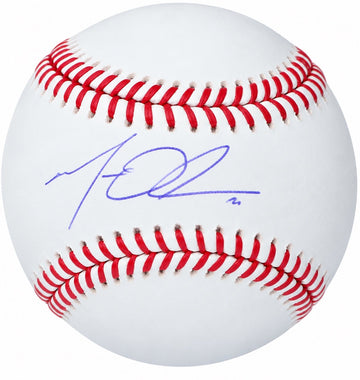 Matt Olson Signed Rawlings OML Baseball MLB Atlanta Braves Holo COA Autograph — original photo 1