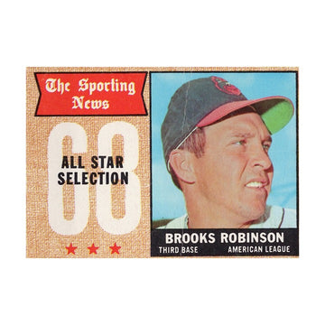 Brooks Robinson 1968 Topps #365 Baltimore Orioles Vintage G All-Star Card — original product photo 1