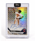 Jose Ramirez 1/1 Topps NOW autograph Rainbow Foil card face-forward on white background