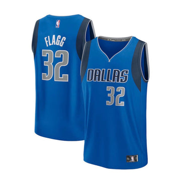 Cooper Flagg #32 NBA Authenic Dallas Mavericks Blue Fast Break Jersey