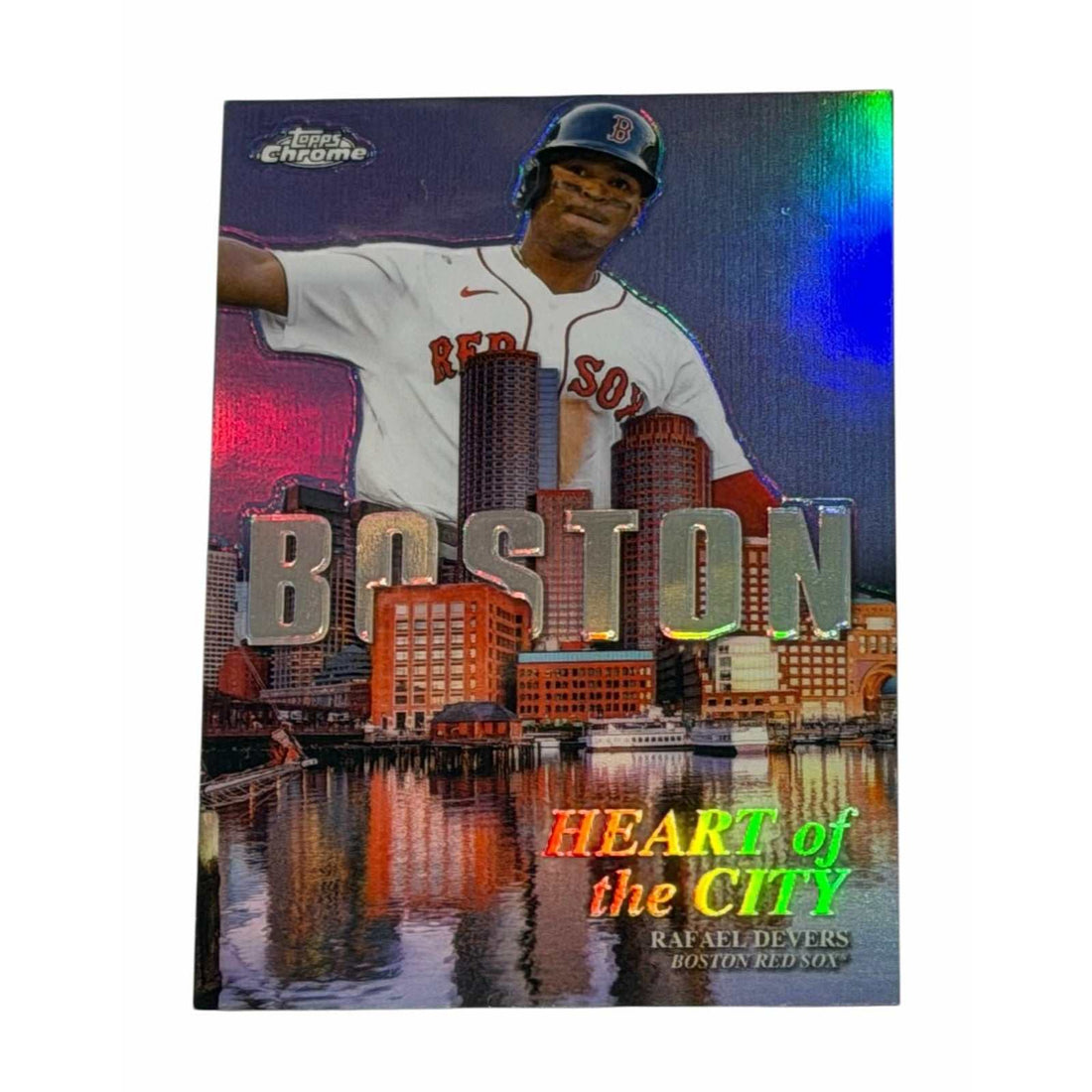 Rafael Devers Topps Chrome Rafael Devers 2022 Topps Chrome Heart of City REFRACTOR HOC-15 MLB Sox/Giants