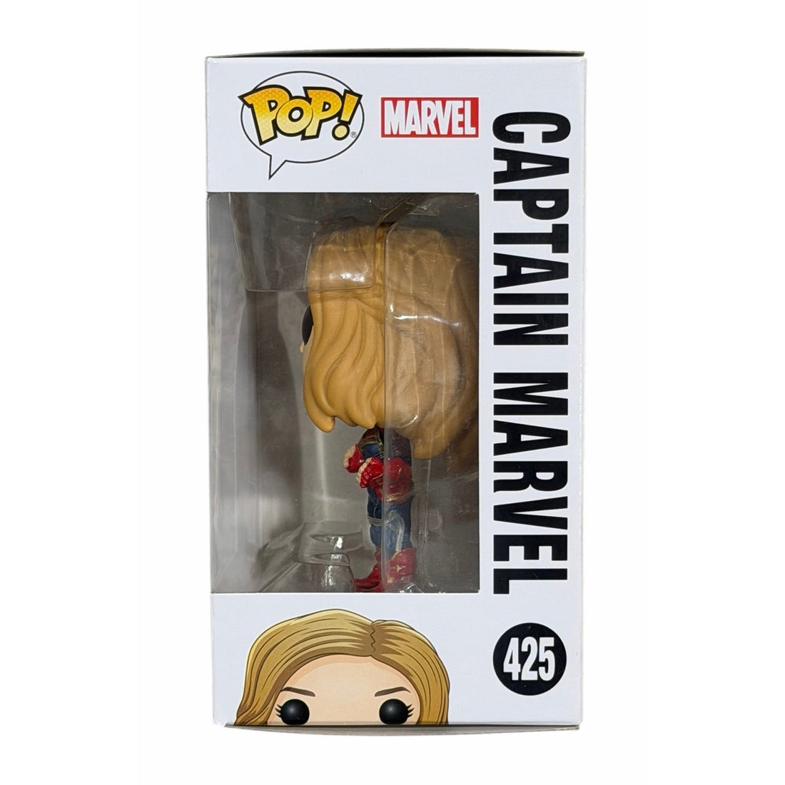 Captain Marvel Funko Pop 425 Marvel Avengers Vinyl Bobble Head Figure