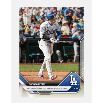 Shohei Ohtani 2025 Topps NOW #790 MLB Dodgers 55 HR Career High