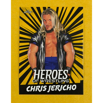 2023 Leaf Heroes of Wrestling Chris Jericho B-2 WWE AEW Wrestling Card