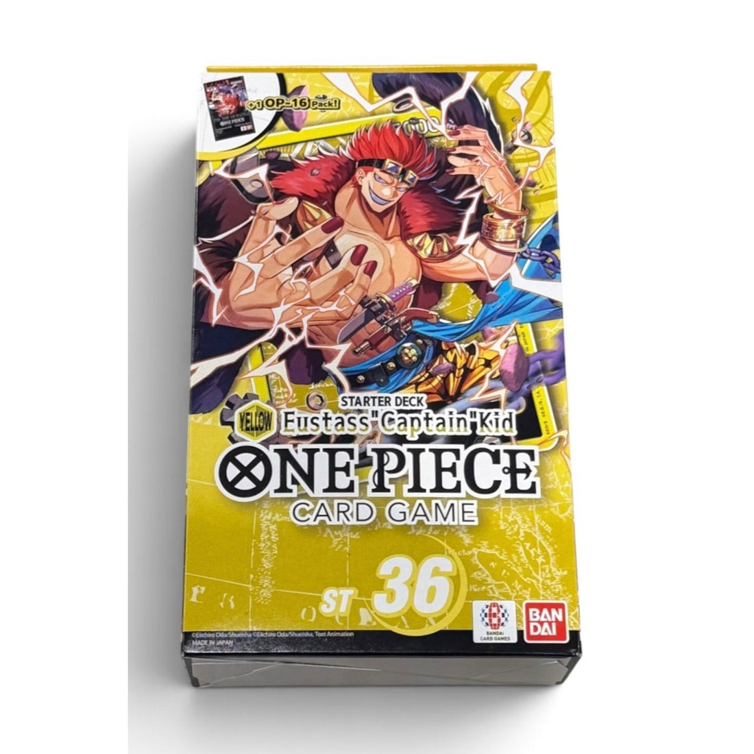 ENGLISH | One Piece ST-36 Eustass Captain Kid Sealed Deck + OP-16 Bonus Pack