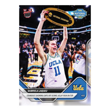 Gabriela Jaquez RC 1333 PR 2025 Gabriela Jaquez RC 1333 PR 2025 Bowman U NOW 123 UCLA National Champions Card