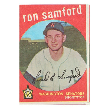 Ron Samford RC 1959 Topps #242 MLB Washington Senators Vintage VG Raw Card