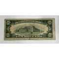 1934-D $10 Silver Certificate featuring Alexander Hamilton and blue Treasury seal vintage U.S. currency note