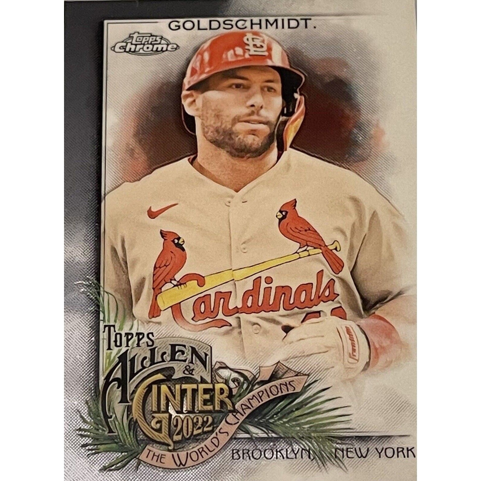 2022 Topps Allen & GInter Paul Goldschmidt* Card #25 MLB St. Louis Cardinals MVP