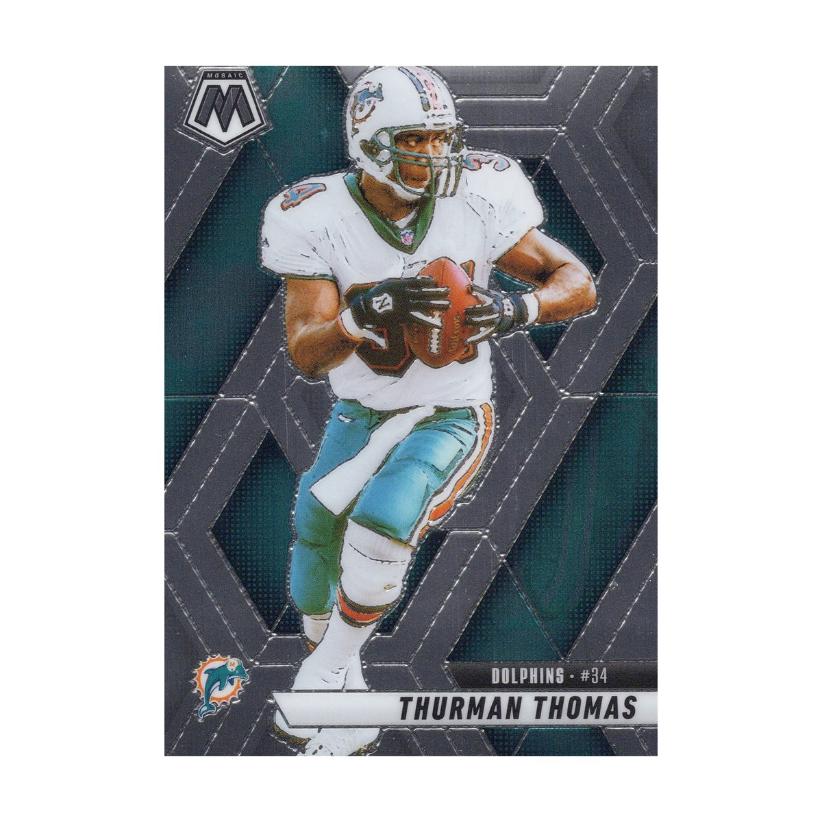 Thurman Thomas 2025 Mosaic #234 Miami Dolphins NFL Card - image 3