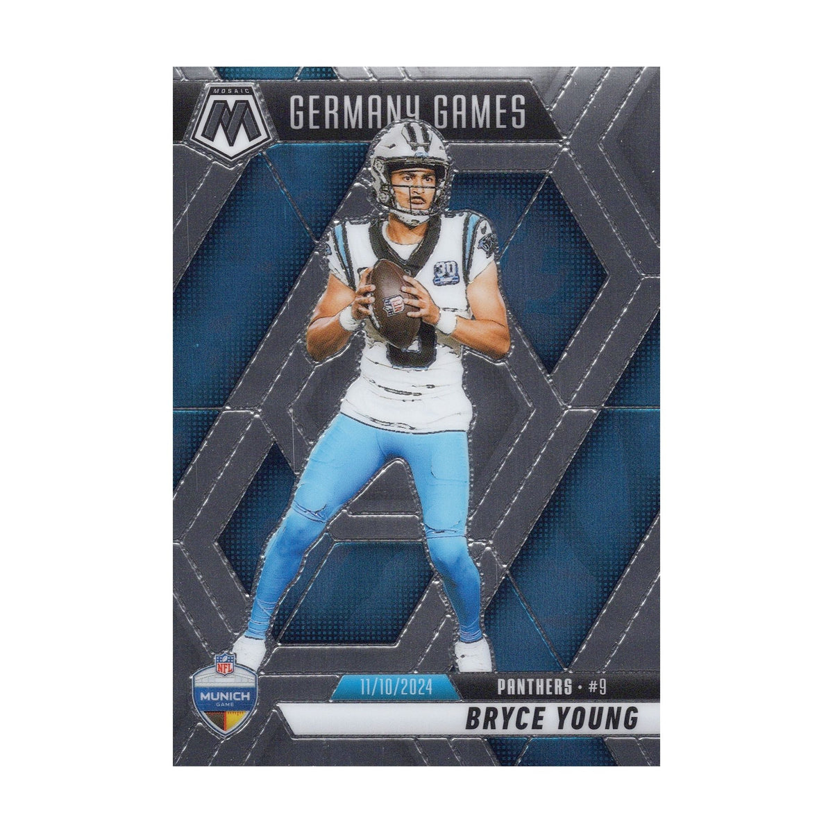 Bryce Young 2025 Mosaic International Games #269 Carolina Panthers NFL Card - image 3