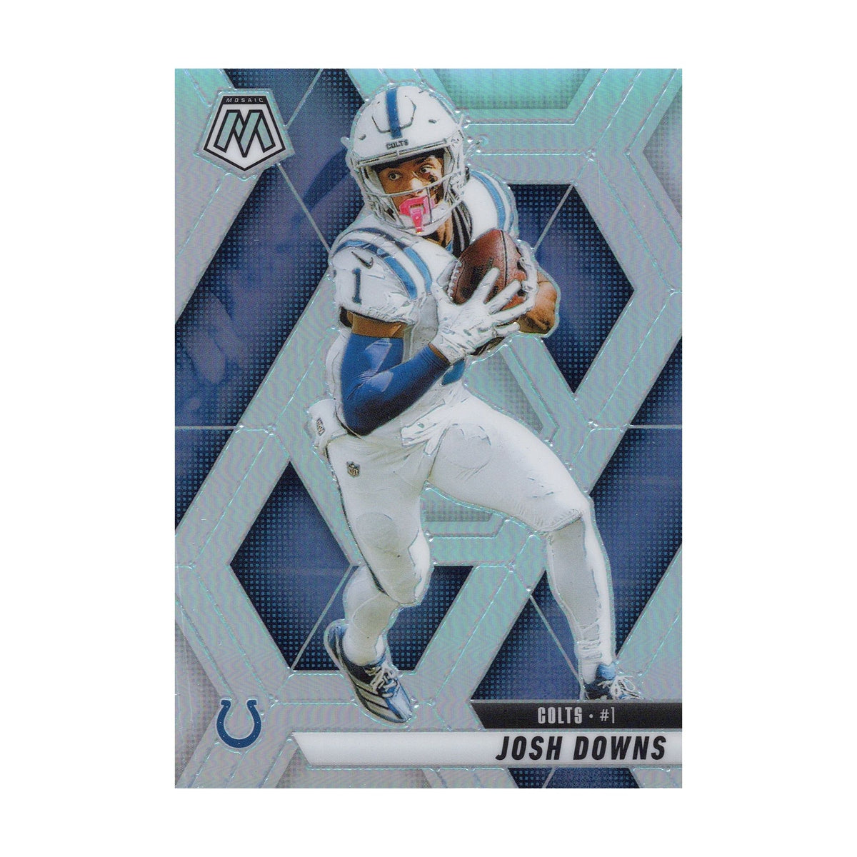 Josh Downs 2025 Mosaic Silver #145 Indianapolis Colts NFL Card - image 3