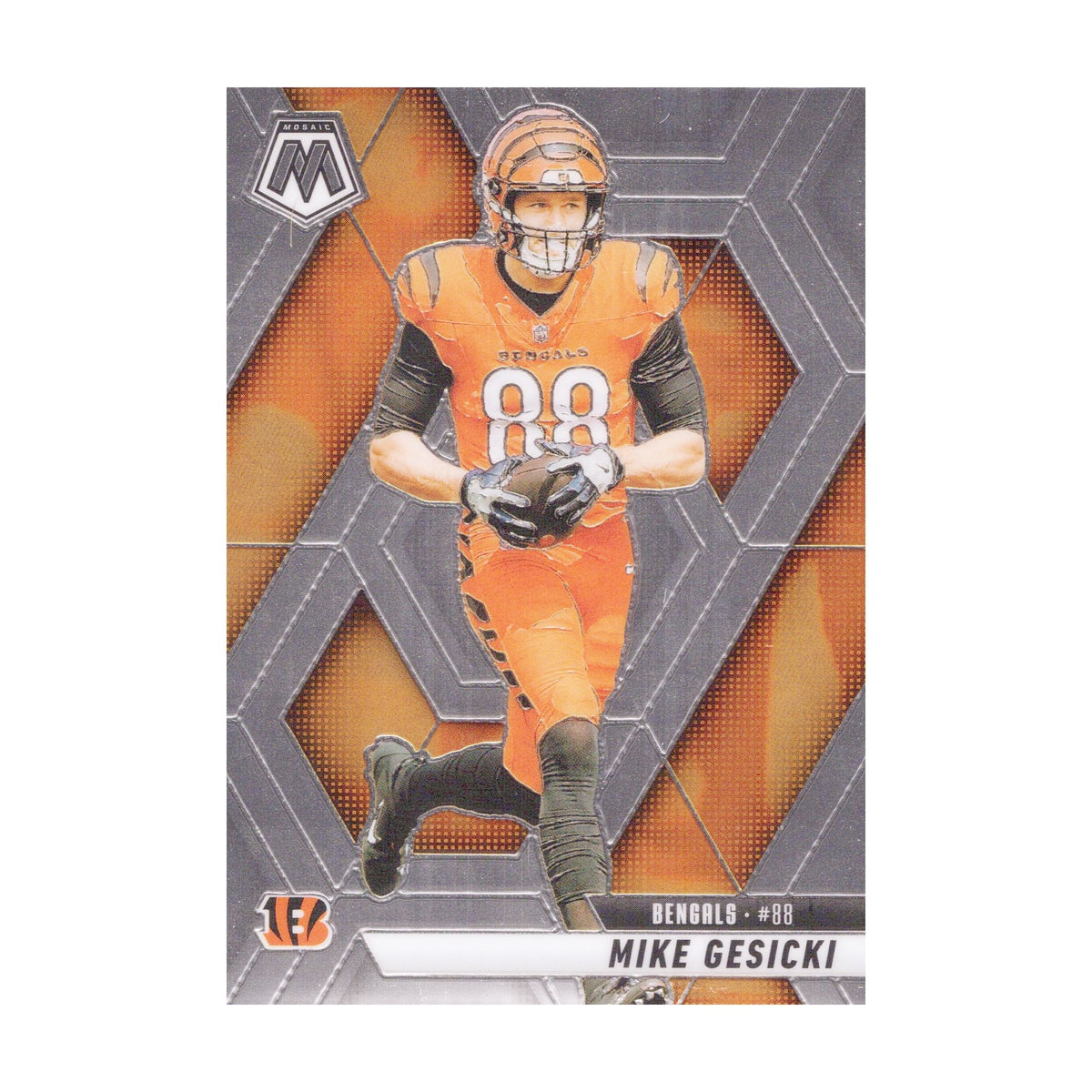 Mike Gesicki 2025 Mosaic #36 Cincinnati Bengals NFL Card - image 3