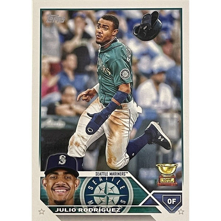 Julio Rodriguez 2023 Topps Series 1 Seattle Mariners All Star Rookie Card #330