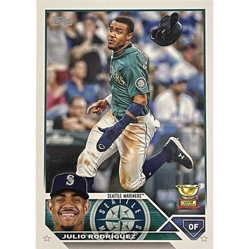 Julio Rodriguez 2023 Topps Series 1 Seattle Mariners All Star Rookie Card #330