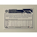 Julio Rodriguez 2023 Topps Series 1 Seattle Mariners baseball card back view