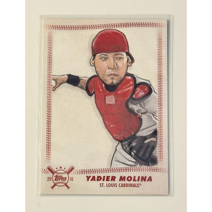 Yadier Molina* 2018 Topps Big League Star Caricature Reproductions MLB Cardinals