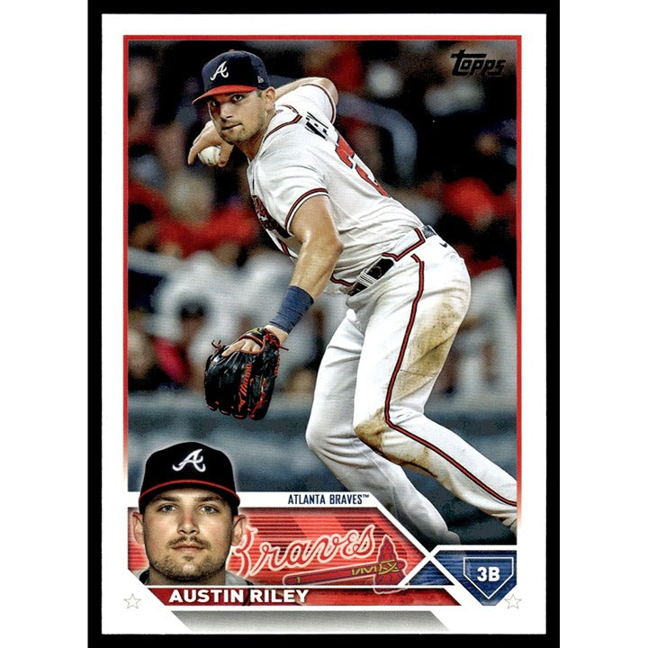 2023 Topps #660 Austin Riley* MLB Baseball Atlanta Braves Card Gold #/2023 Mint!