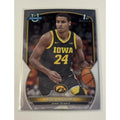 Kris Murray Iowa Hawkeyes 1st Bowman 2023 Topps Chrome basketball card #71