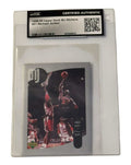 1998-99 Upper Deck MJ Stickers Michael Jordan CGC Certified Authentic basketball sticker in protective sleeve