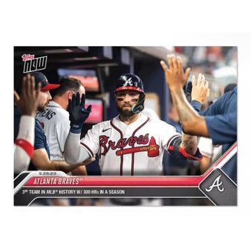 Atlanta Braves 300 HRs Season* Kevin Pillar Matt Olson - MLB 2023 Topps Now #922