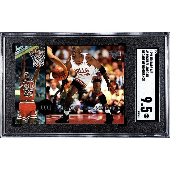1994 Upper Deck Michael Jordan Rare Air #J6 Decade - Dominance NBA Bulls SGC 9.5