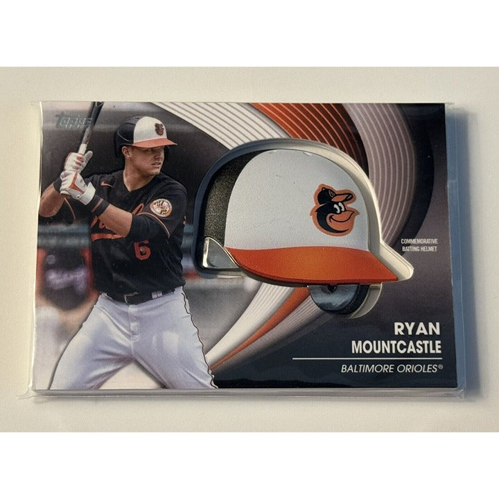 2022 Topps Series 2 Ryan Mountcastle* Batting Helmet Relic MLB Baltimore Orioles