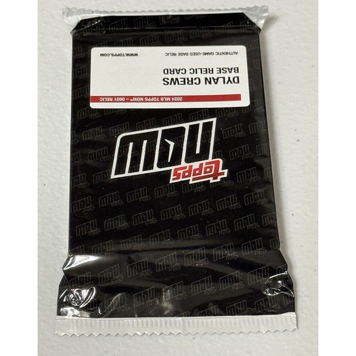 2024 Topps Now Dylan Crews game-used base relic baseball card pack sealed