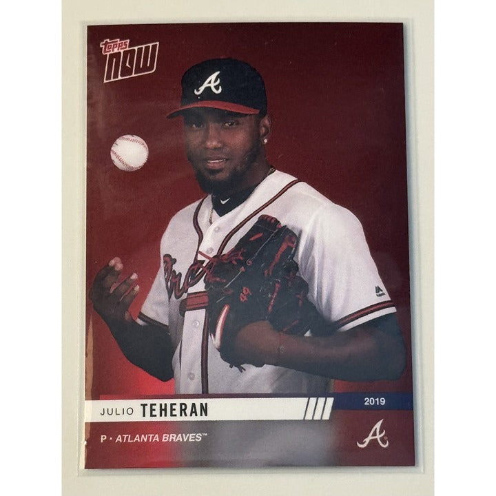 2019 Topps NOW Julio Tehran* MLB Atlanta Braves Card #OD-231 Near Mint or Better