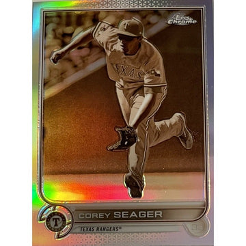 2022 Topps Chrome Corey Seager Negative Refractor #101 - MLB Los Angeles Dodgers