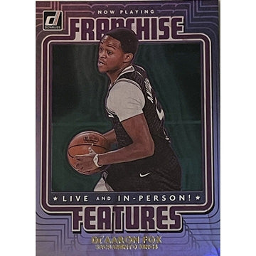 2020-21 NBA Panini Donruss Franchise DE'AARON FOX Features NBA WARRIORS Card #26