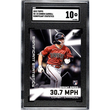 2023 Topps Corbin Carroll #SS-15 Significant Statistics Arizona D-Backs - SGC 10