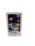 Funko Pop Toucan 103 SDCC Limited Edition Comic Con Exclusive collectible figure in astronaut outfit with planets background