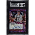 Mac McClung 2021-22 Panini Prizm AUTO Pink Circles RC Basketball Card SGC 10