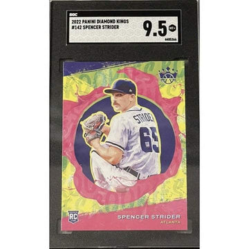 2022 Spencer Strider rookie card Diamond Kings artist proof graded 9.5 SGC Atlanta Braves