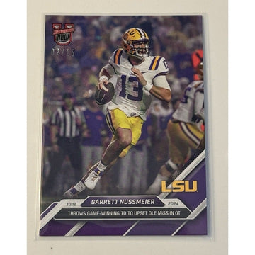 2/25* Garrett Nussmeier RC LSU Tigers 2024 Bowman U Now Football Rookie Card #27