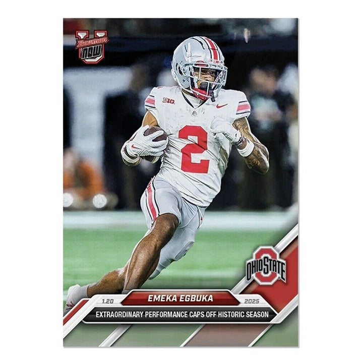 1206 PR! Emeka Egbuka RC - LIMITED 2024-25 Bowman U NOW OS-01 HISTORIC OS Season