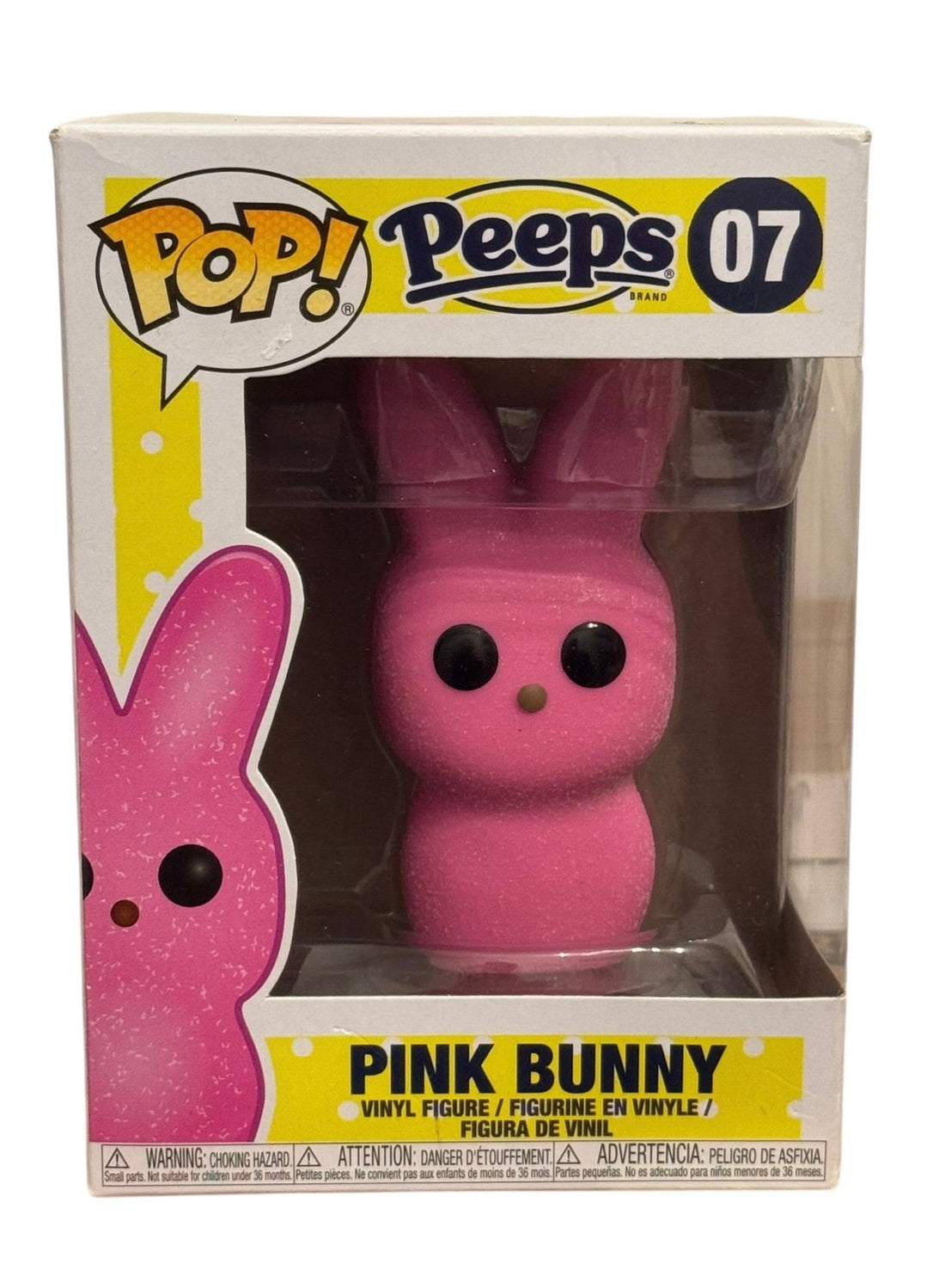 Funko Pop Peeps Pink Bunny #07 vinyl figure in packaging Easter collectible