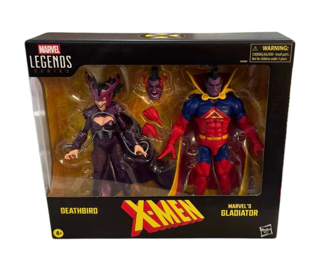 New-SEALED Marvel Legends X-Men Deathbird & New-SEALED Marvel Legends X-Men Deathbird & Gladiator 2 Pack Figure Set