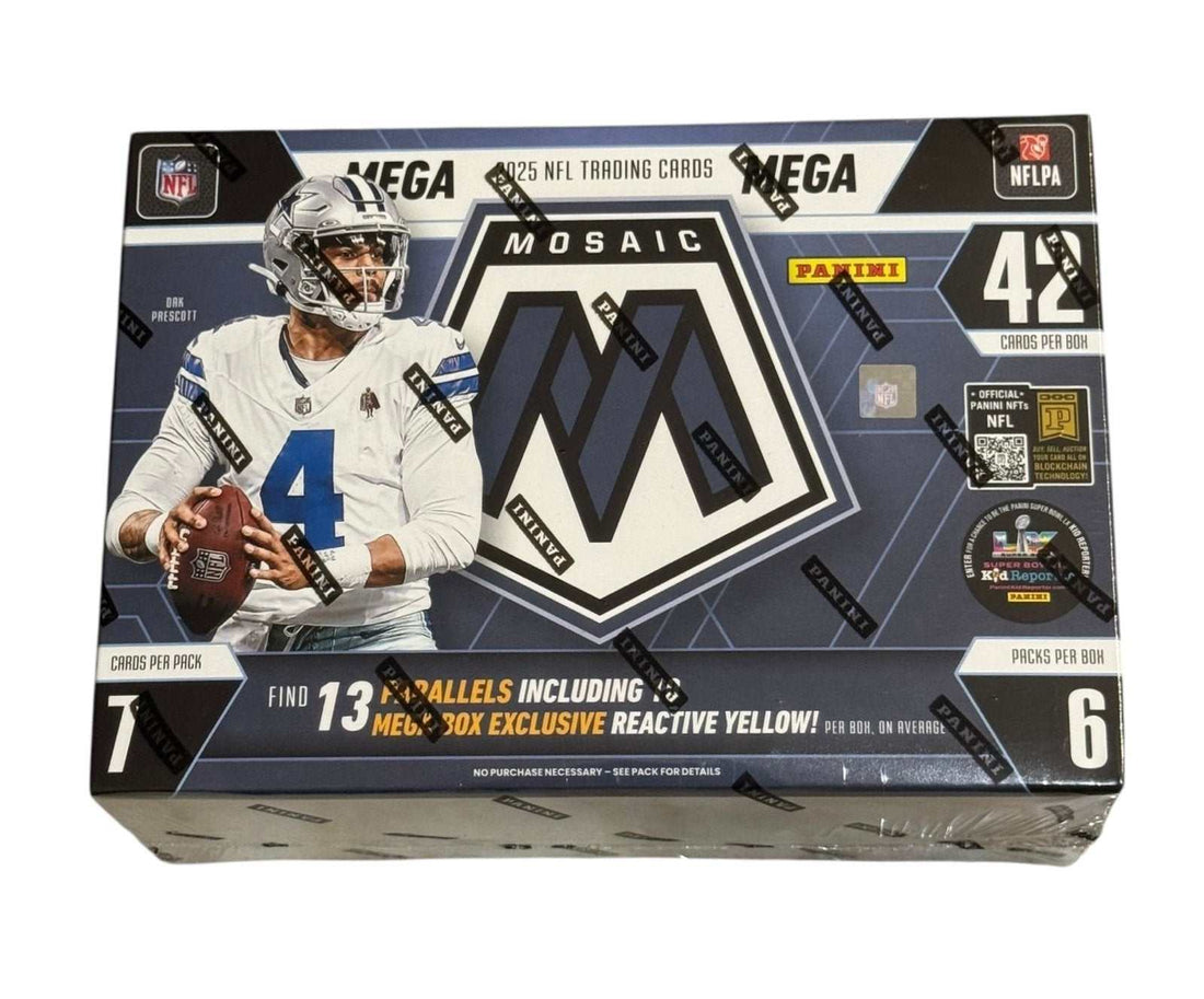 Mosaic Panini 2024 25 Panini Mosaic NFL Mega Box Sealed Football Trading Cards