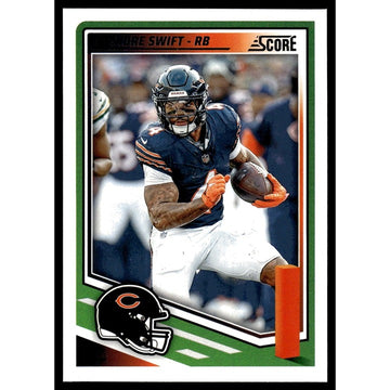 2025 NFL SCORE Panini Football Card D'Andre Swift Chicago Bears 295 - Near Mint!