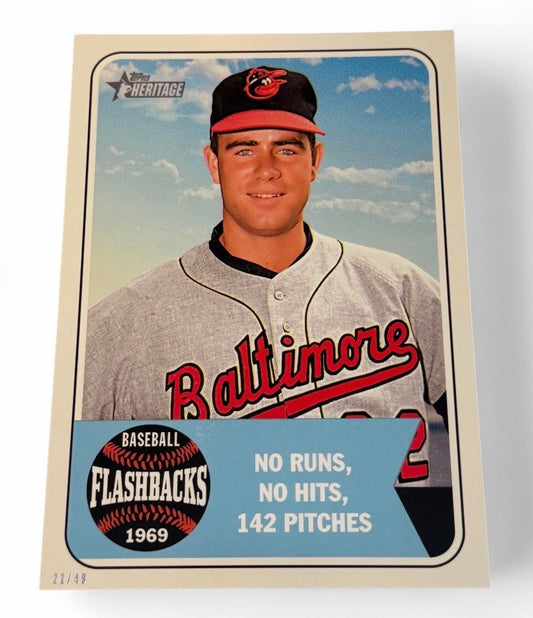 /49 OVERSIZED* Jim Palmer 2018 Topps Heritage Flashbacks BF-JP 1969 MLB Orioles