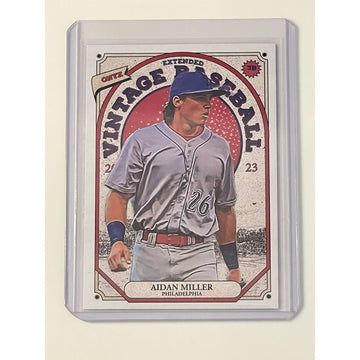 Aidan Miller RC Blue Ink 2023 Onyx Authentic Card #OVAM - MLB Phillies Baseball*