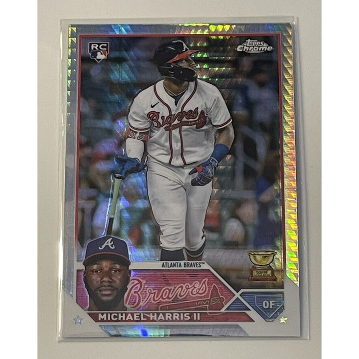 2023 Topps Chrome Michael Harris II Rookie Card #79 MLB Atlanta Braves Baseball*
