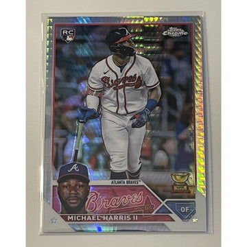 2023 Topps Chrome Michael Harris II Rookie Card #79 MLB Atlanta Braves Baseball*