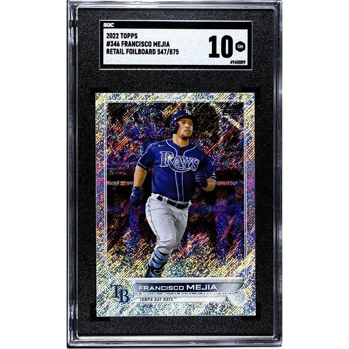 547/875* Francisco Mejia 2022 Topps Series 2 - Retail Foilboard Refractor SGC 10