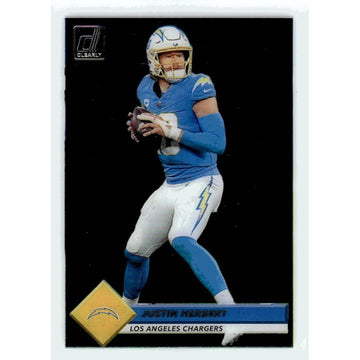 Justin Herbert 2023 Donruss Clear Series NFL San Diego Chargers football card #6